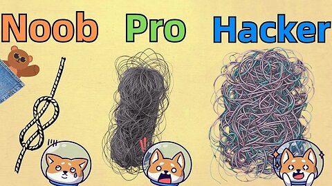 NOOB vs PRO vs HACKER - Tangle Master 3D | @PocketBear470