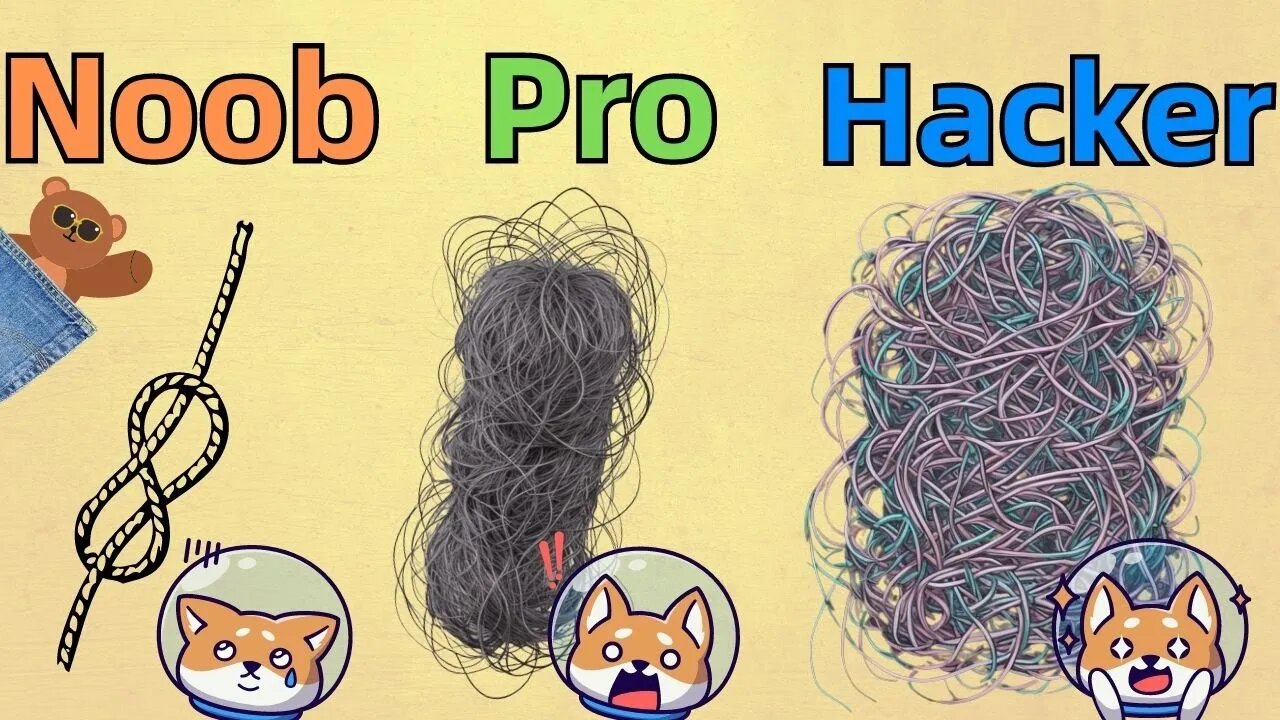 NOOB vs PRO vs HACKER - Tangle Master 3D | @PocketBear470