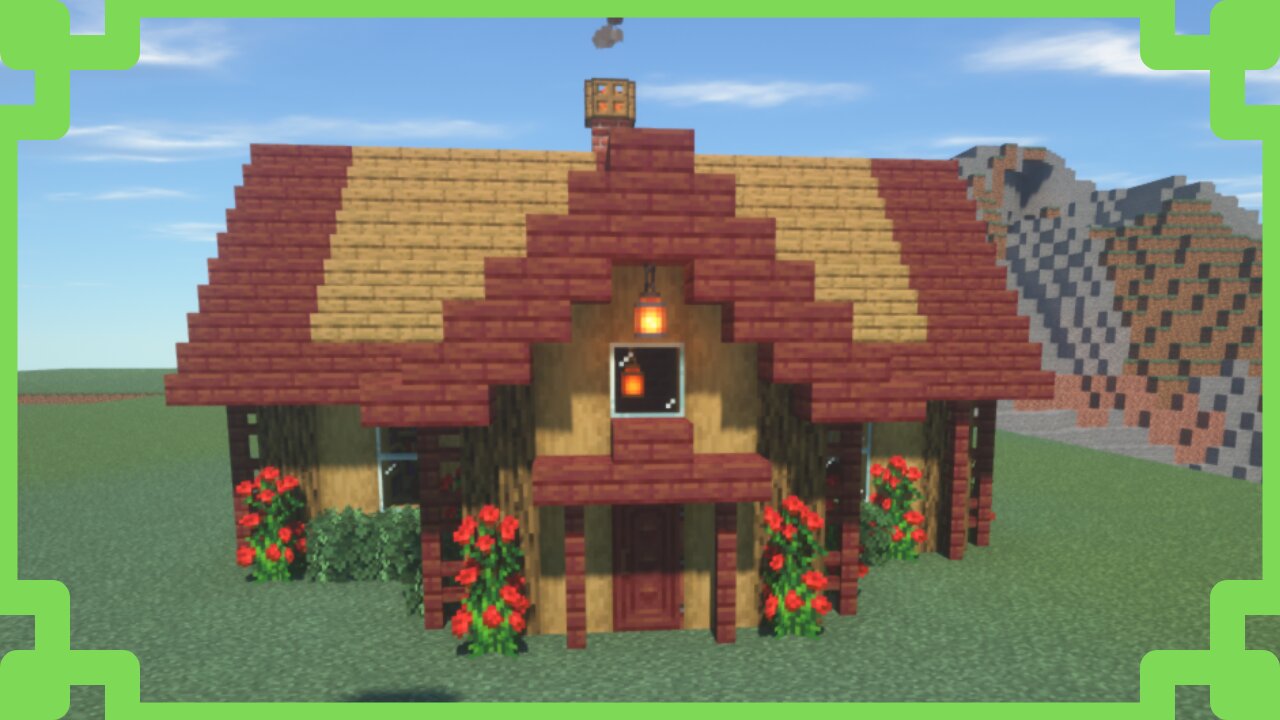 How to Build a Christmas Cabin in Minecraft