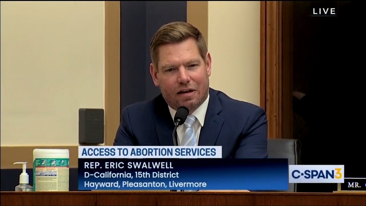 Dem Rep Swalwell Likens Abortion To Choosing A Career