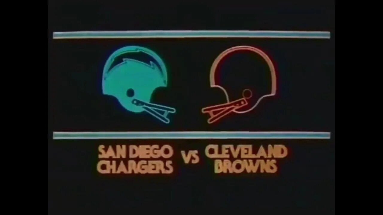 1981-09-07 San Diego Chargers vs Cleveland Browns