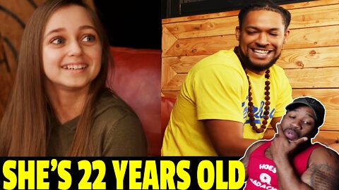SHE'S 22 BUT LOOKS 8 ON A BLIND DATE!