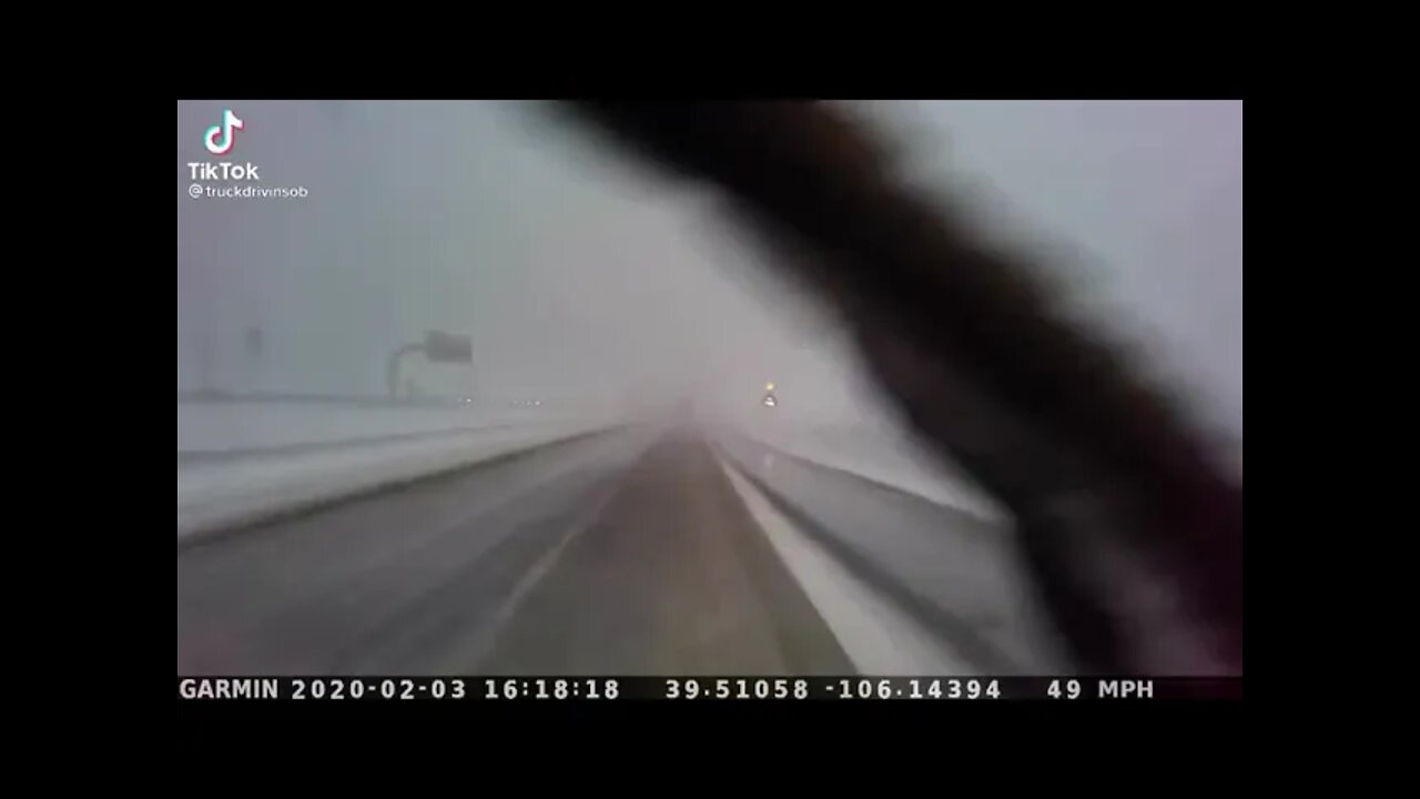 Blizzard Whiteout #shorts #dashcams #snow #storm