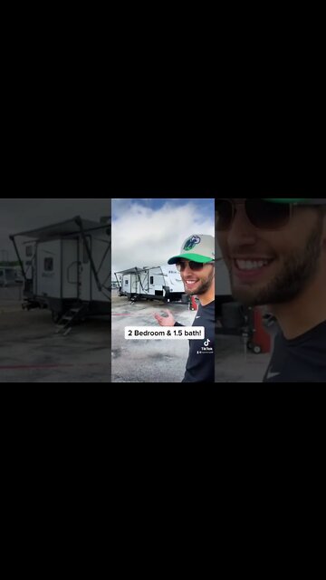 2 Bedroom, 1.5 bath travel trailer RV | 2022 Keystone Bullet 330BHS #shorts #rv #rvlife