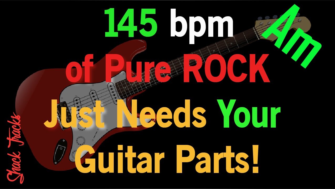 Rock Backing Track 45 bpm in the Key of Am