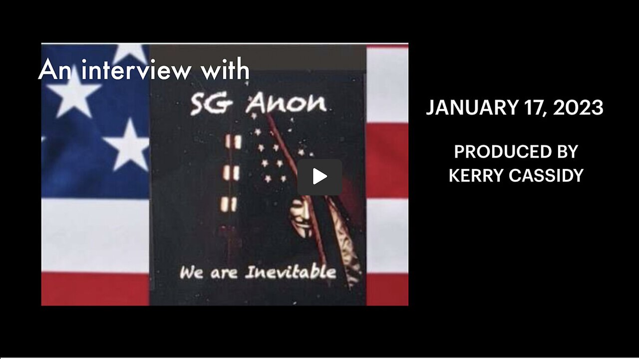 SGANON W/ EXPLOSIVE INTERVIEW W/ Kerry Cassidy. WHAT IS GOING ON AT DAVOS THX JUAN O'SAVIN CLIF HIGH