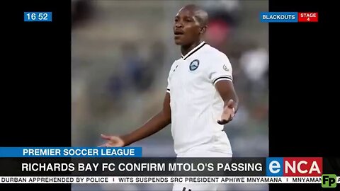 Professional footballer Siphamandla Mtolo (29) dies suddenly during training