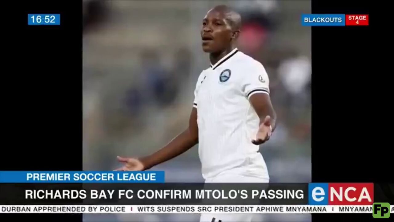 Professional footballer Siphamandla Mtolo (29) dies suddenly during training