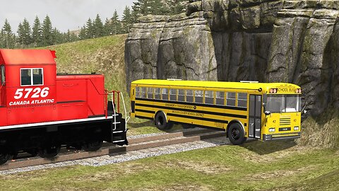 Trains vs Cars – BeamNG.Drive