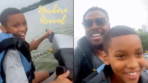 Paul Pierce Teaches Son Prince How To Drive A Jet Ski! 🌊