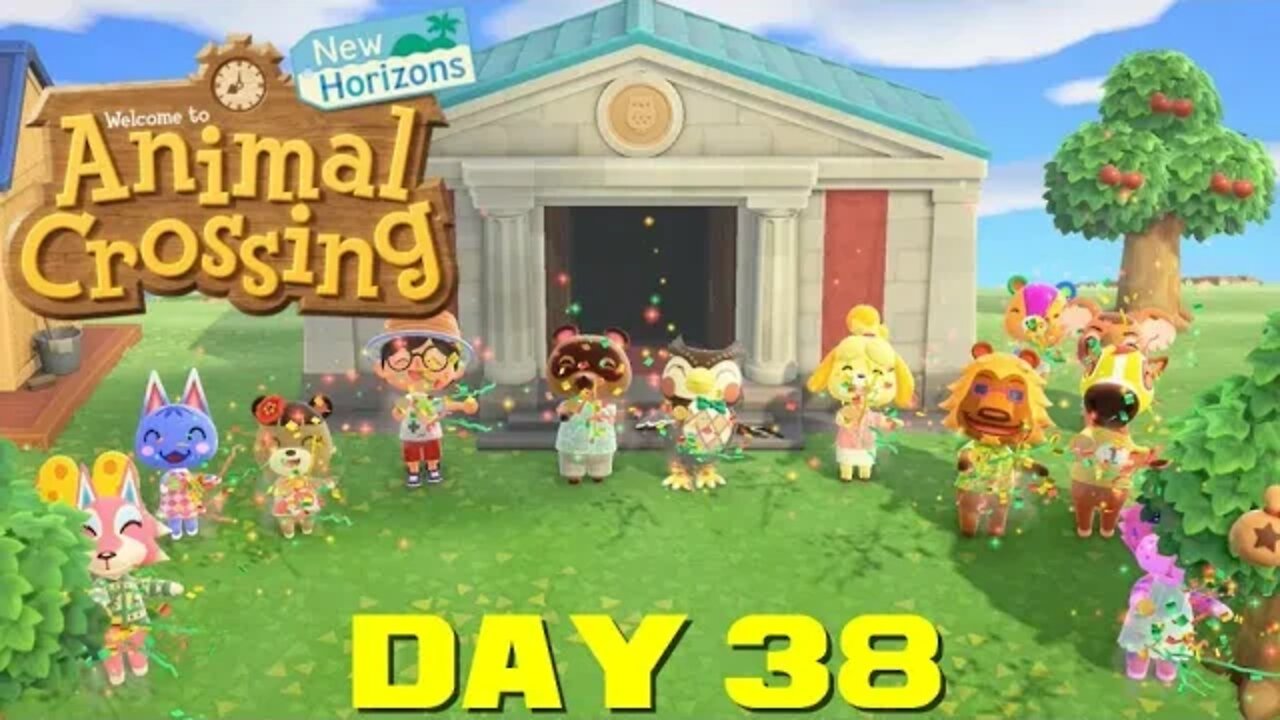 Animal Crossing: New Horizons Day 38 - Nintendo Switch Gameplay 😎Benjamillion