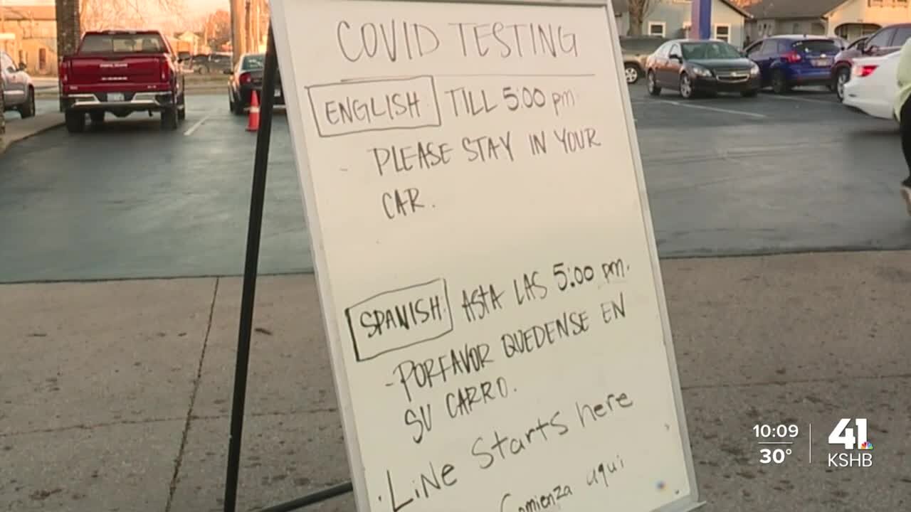 Demand for COVID-19 rapid testing in Kansas City metro soars ahead of New Year's Eve