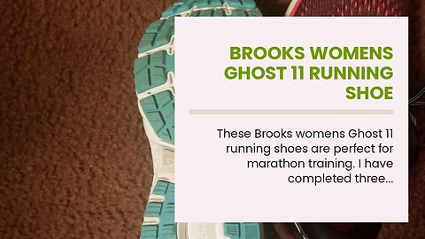 Brooks Womens Ghost 11 Running Shoe