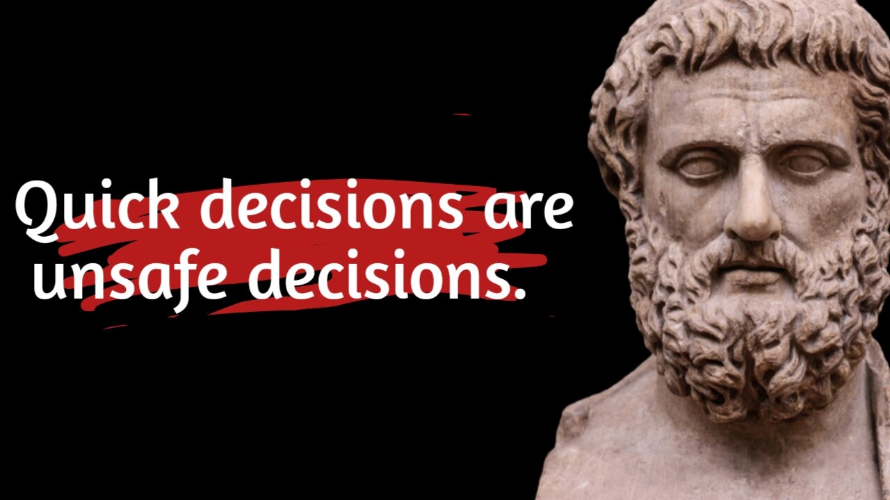 Ancient Philosopher Sophocles life's lesson