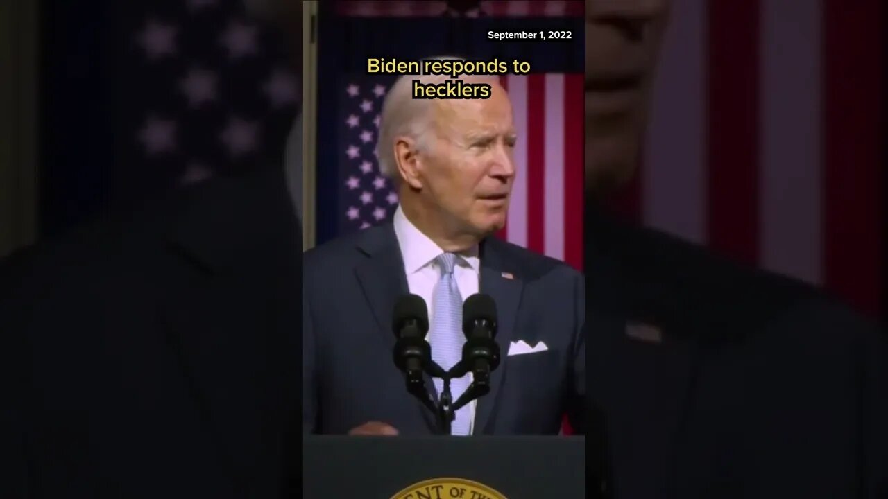 Elie Mystal says Biden’s reaction to hecklers during his “soul of the nation” speech exemplifies the