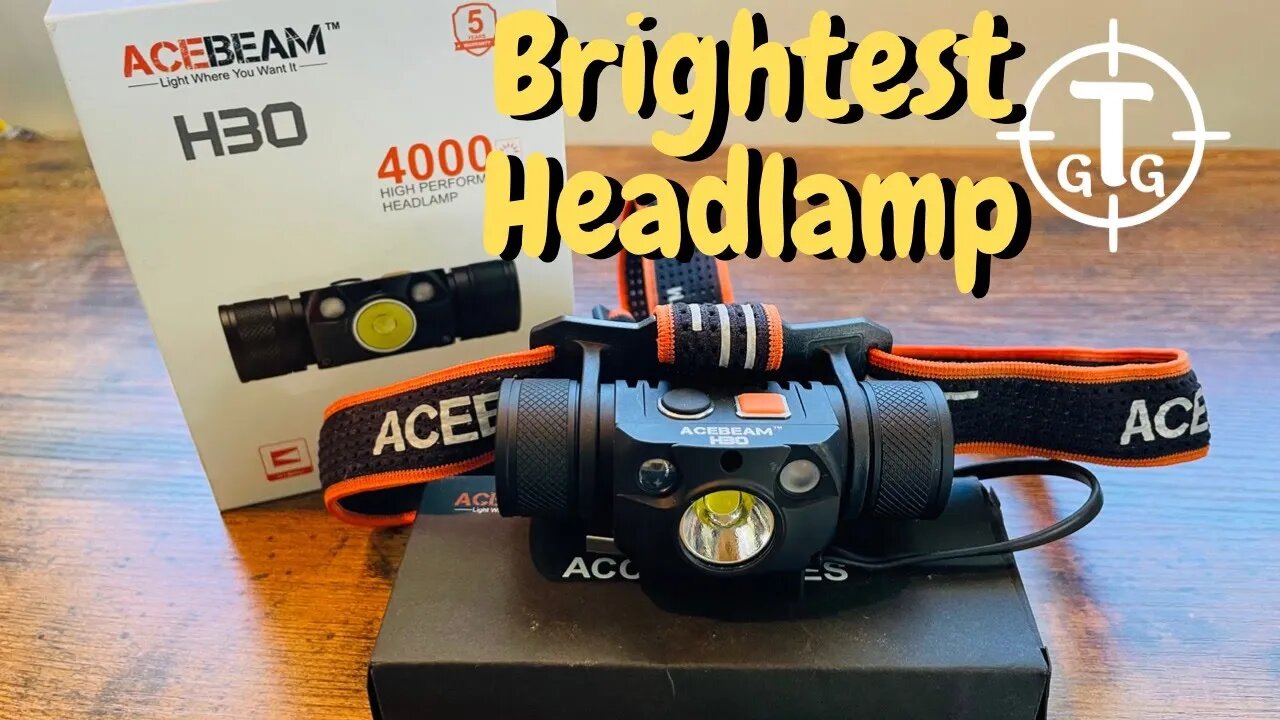 Brightest Headlamp I have seen! ACEBEAM H30 Honest Headlamp Review