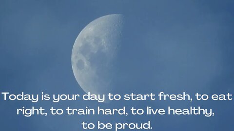 Today is your day to start fresh #motivation