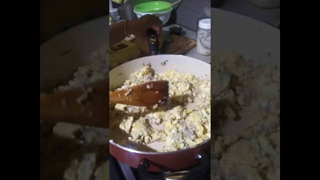 Kalua Pork scrambled eggs