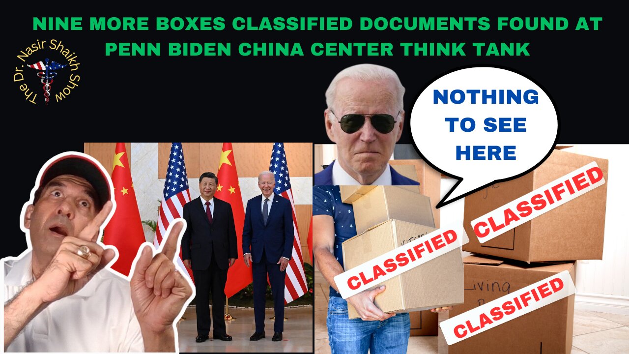 Nine MORE Classified Boxes Discovered at Biden China Think Tank - National Archives Has No Clue