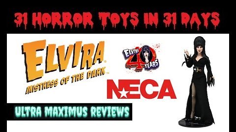 🎃 Elvira Mistress of the Dark | 40 Years | 31 Horror Toys in 31 Days