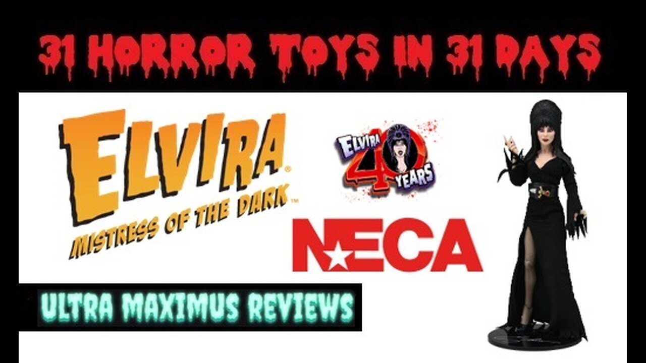 🎃 Elvira Mistress of the Dark | 40 Years | 31 Horror Toys in 31 Days