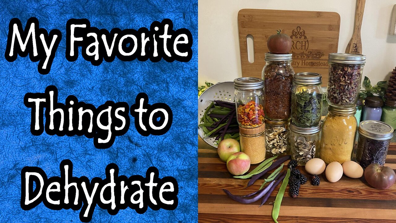 My Favorite Things to Dehydrate