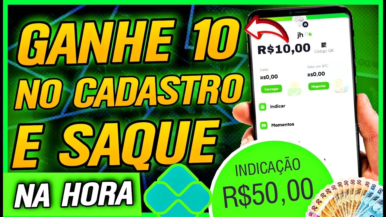 [😱URGENTE] NOVA PROMOÇÃO! GANHE R$10 NO CADASTRO - APLICATIVO PRA GANHAR DINHEIRO 2022