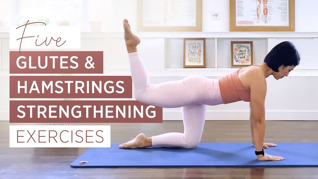 Pilates Glutes and Hamstrings Exercises: 7 minute at home workout