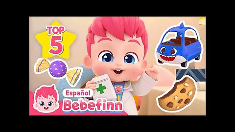 Las CINCO Canciones Infantiles Más Queridas de Bebefinn🎶 | Bebefinn en español