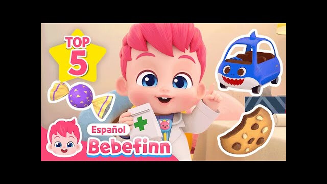 Las CINCO Canciones Infantiles Más Queridas de Bebefinn🎶 | Bebefinn en español