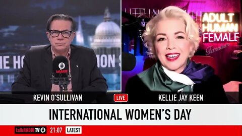 Talk TV - Kellie-Jay + Kevin O’Sullivan discuss women being erased from International Women's Day