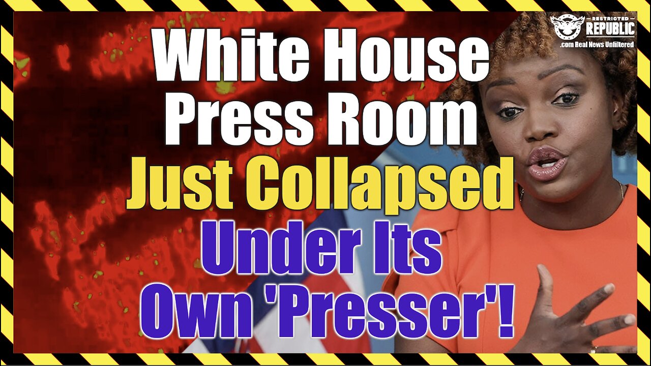 White House Press Room Just Collapsed Under Its Own ‘Presser’!