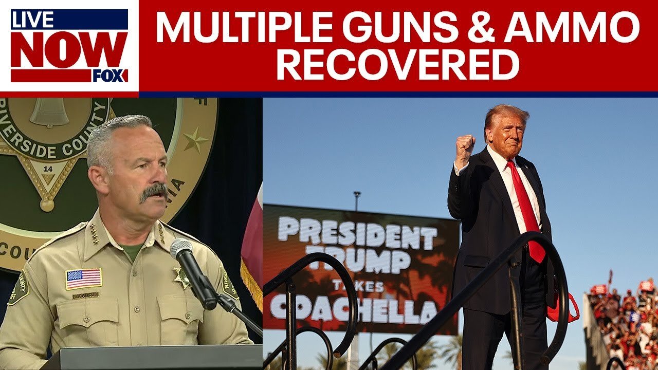 Man arrested near Trump Coachella rally had loaded gun, authorities say | LiveNOW from FOX