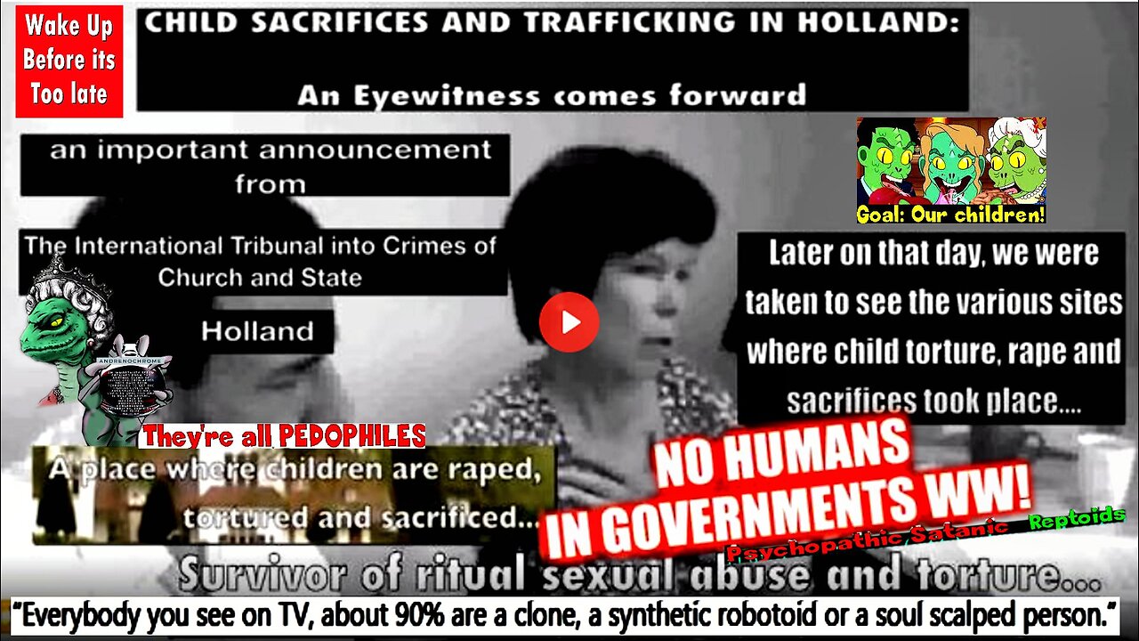 Child Sacrifice and Trafficking in Holland An Eyewitness speaks out Introduction - re-post