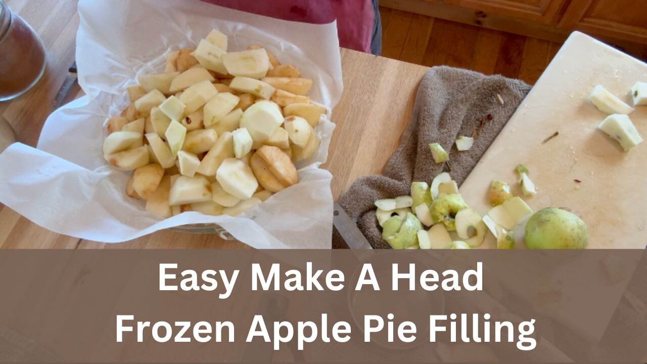 Easy Make A Head Frozen Apple Pie Filling