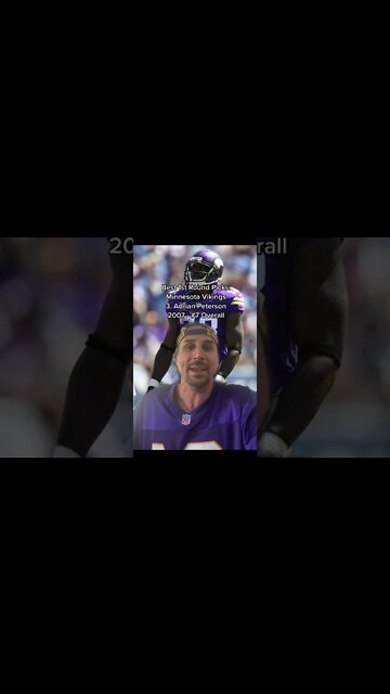 ADRIAN PETERSON BEST DRAFT PICK EVER #shorts