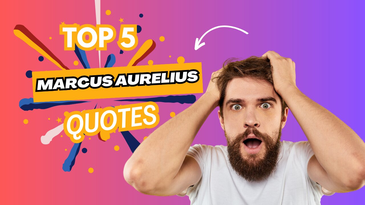 "🌟 Unlocking Wisdom: Top 5 Quotes from Marcus Aurelius 🌟"