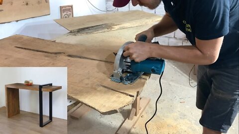 Como Fazer uma Bancada com Cortes em 45 GRAUS. Woodworking