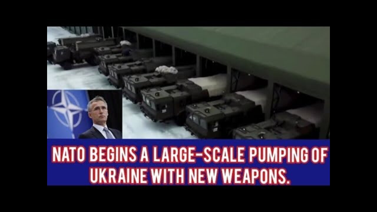 NATO begins large-scale pumping of Ukraine with new weapons.