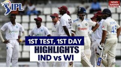 India vs West Indies Test Highlights 2023