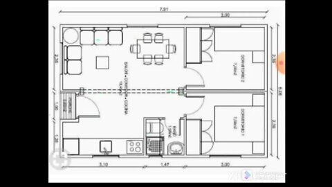 planta baixa 7x5