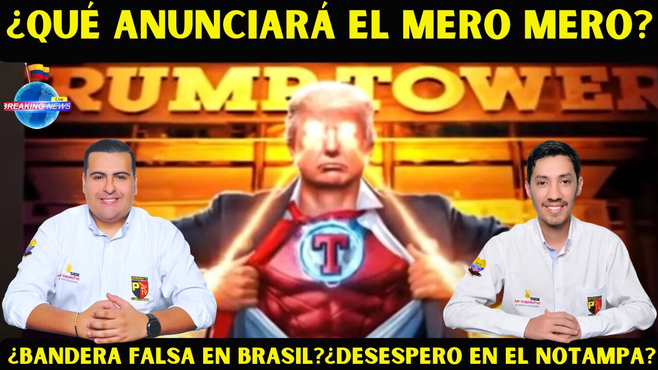 ¿QUÉ ANUNCIARA EL MERO MERO?, ¿SE VINO EL DRENADO A NIVEL INDUSTRIAL?.