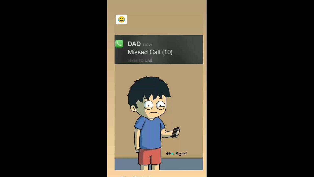 Dad ki 10 missed calls 🙄 | Darne se kya fayeda | Ek din sabkilo marna hai | Dad ke hatho | #shorts