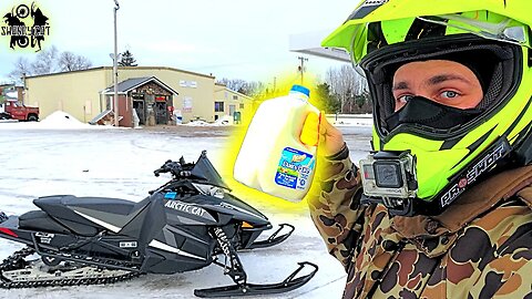 Grocery Shopping On My Snowmobile?!?!