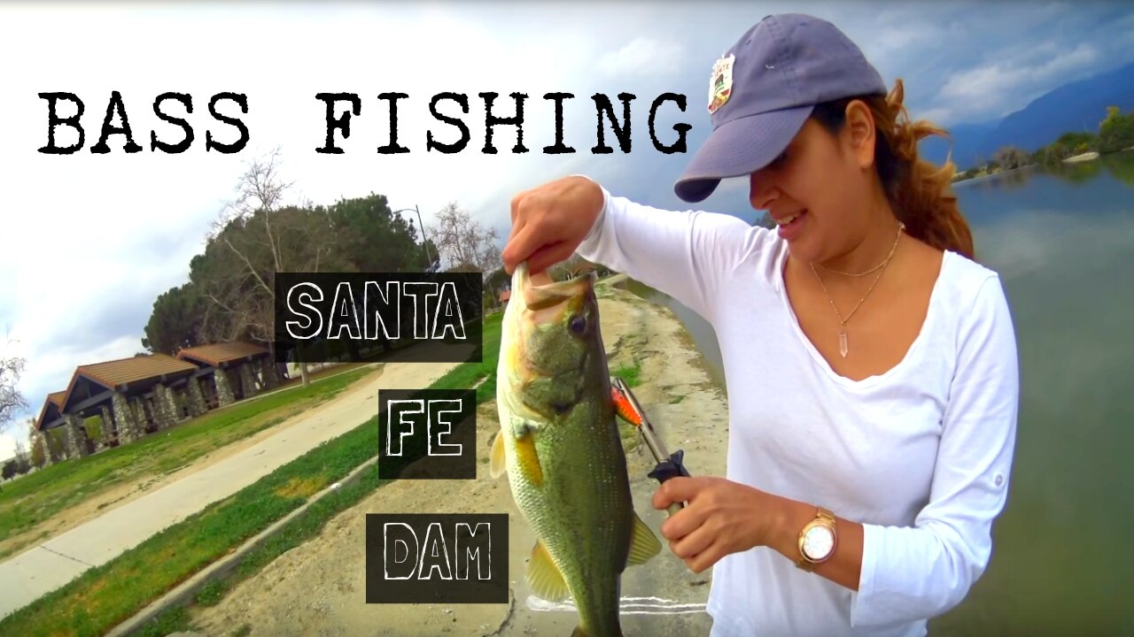 Santa Fe Dam Bass Fishing - (We Follow Rivers)