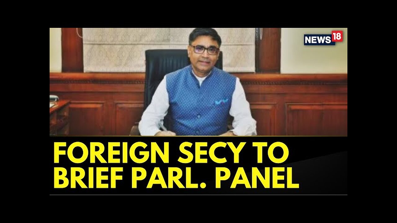 India's Foreign Secretary Vikram Misry To Brief The Parliamentary Panel Chaired By Shashi Tharoor