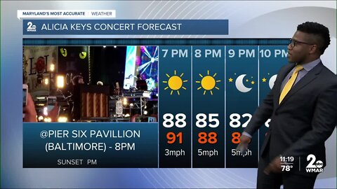 WMAR-2 News Patrick Pete Tuesday night weather