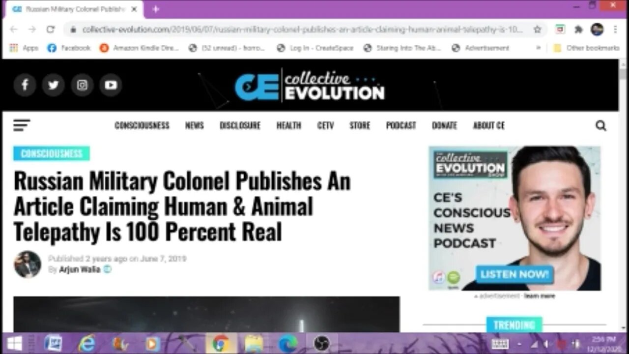 Russian Colonel Claims That Human And Animal Telepathy Is 100 Percent Real Paranormal News