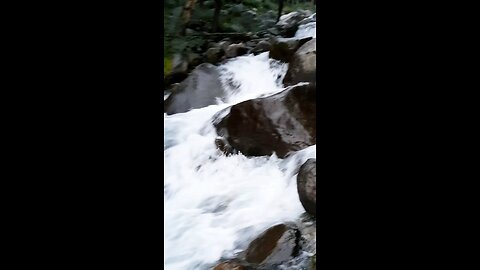 Flowing water