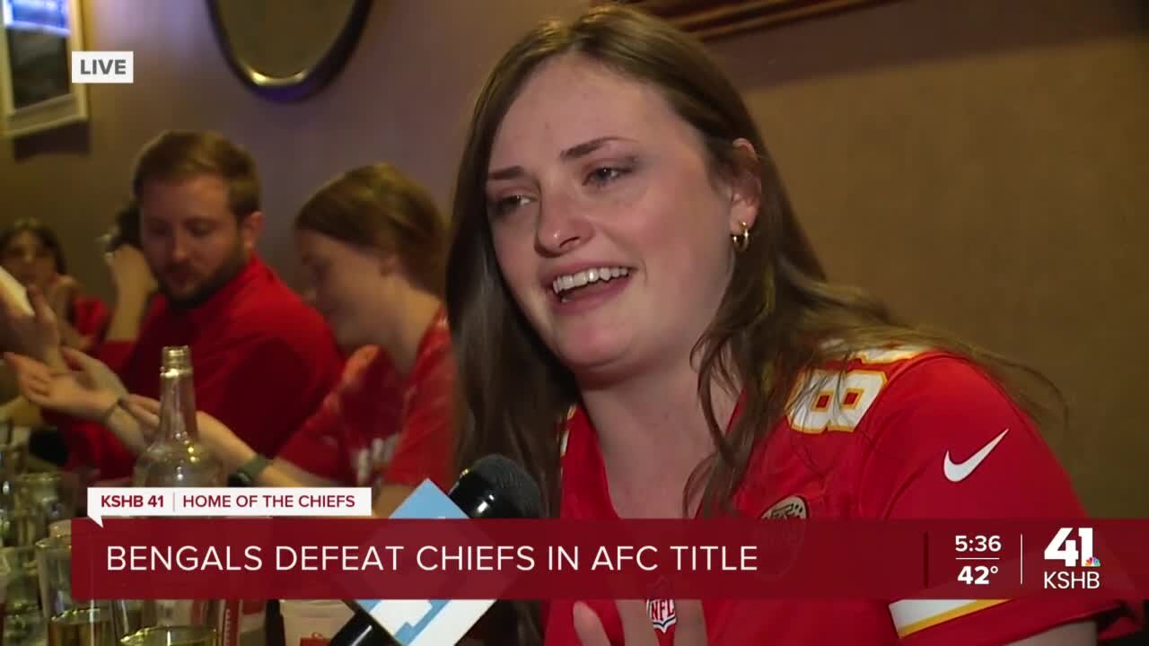 Chiefs fan is 'very emotional' after loss to Bengals